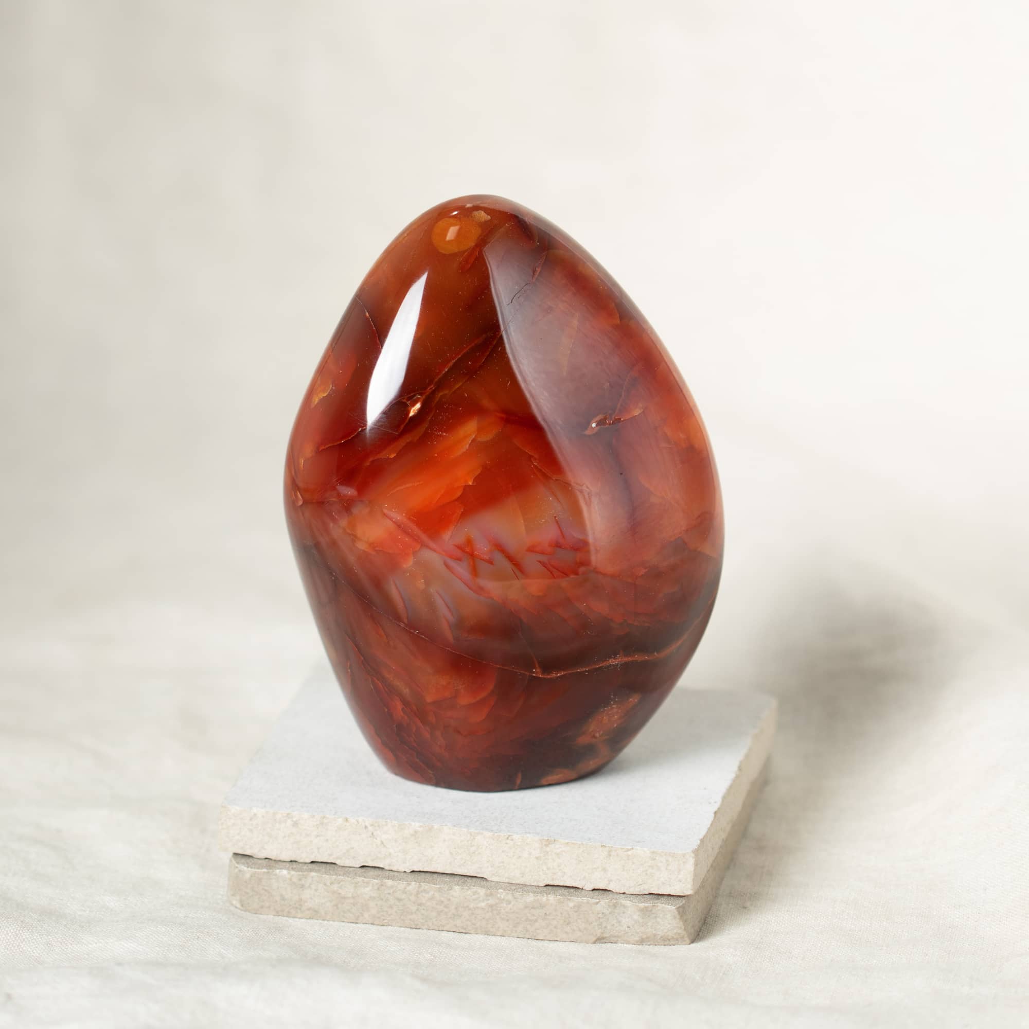 Carnelian Freeform Crystals - 1 of a Kind