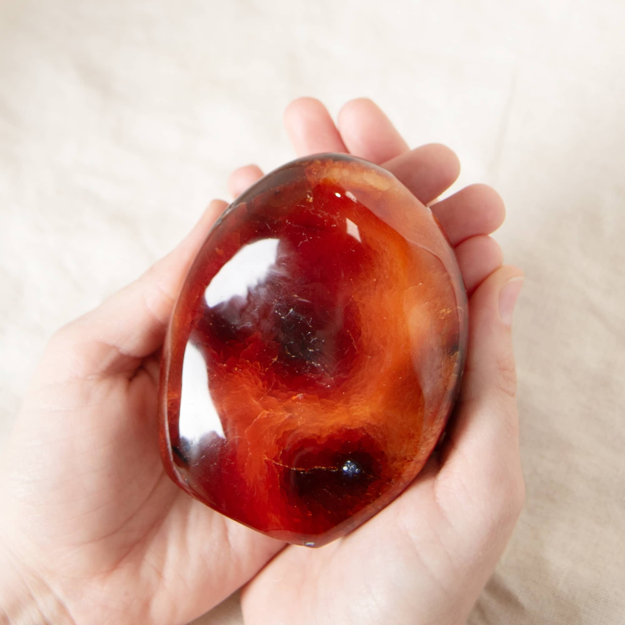 Carnelian Freeform Crystals - 1 of a Kind