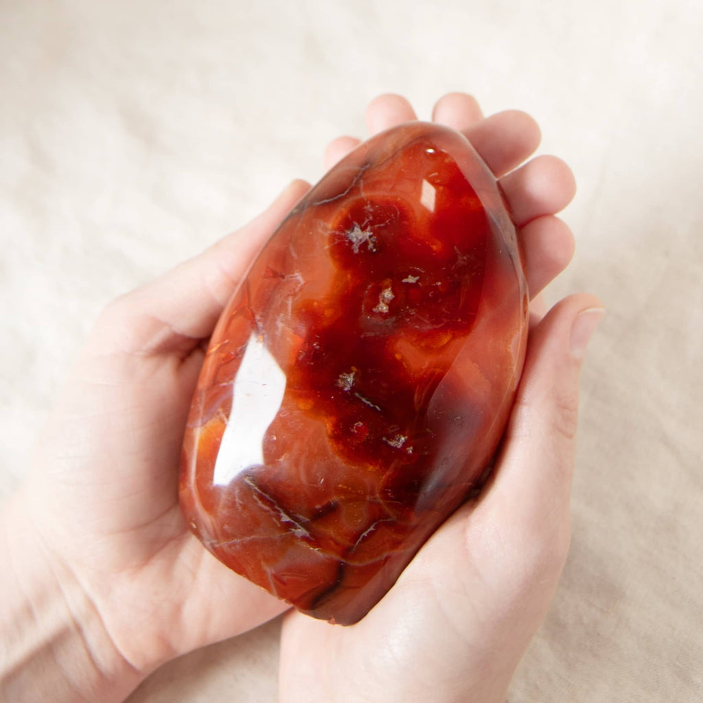Carnelian Freeform Crystals - 1 of a Kind