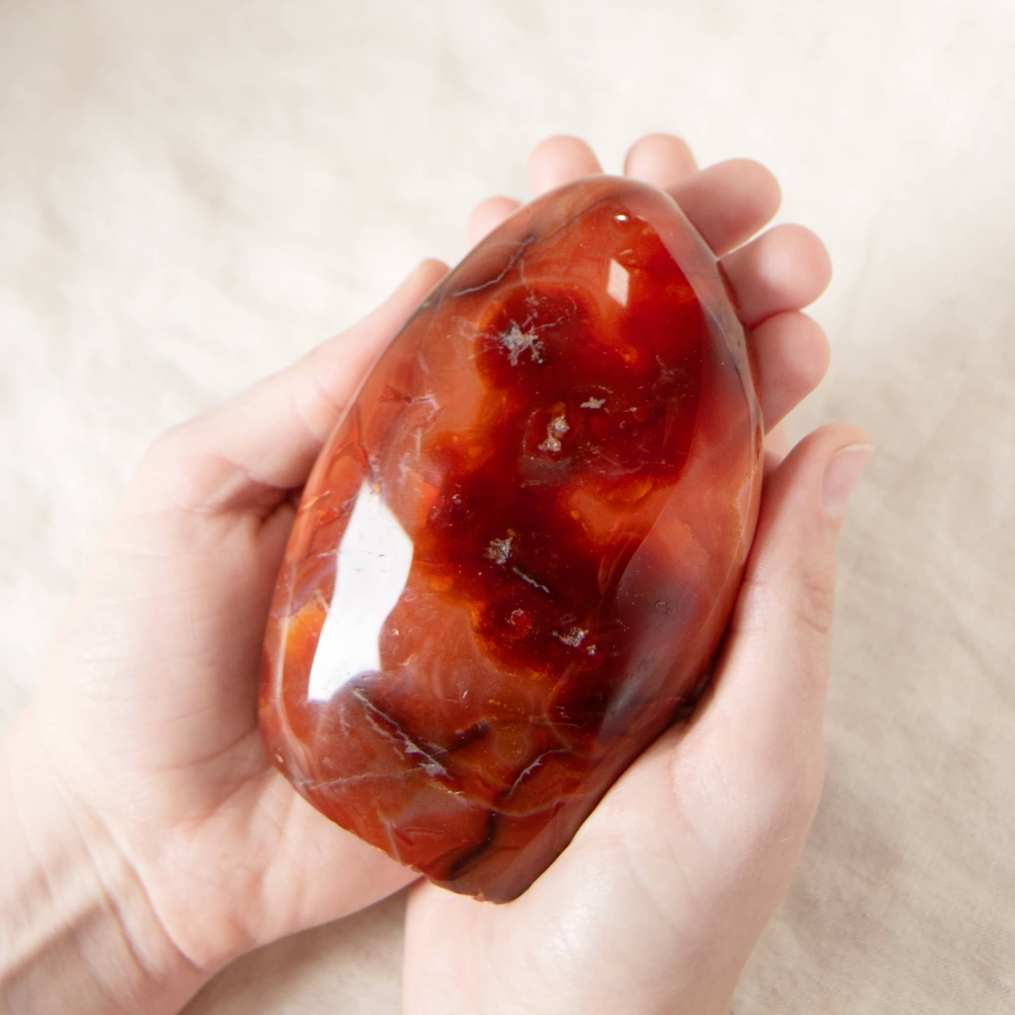 Carnelian Freeform Crystals - 1 of a Kind