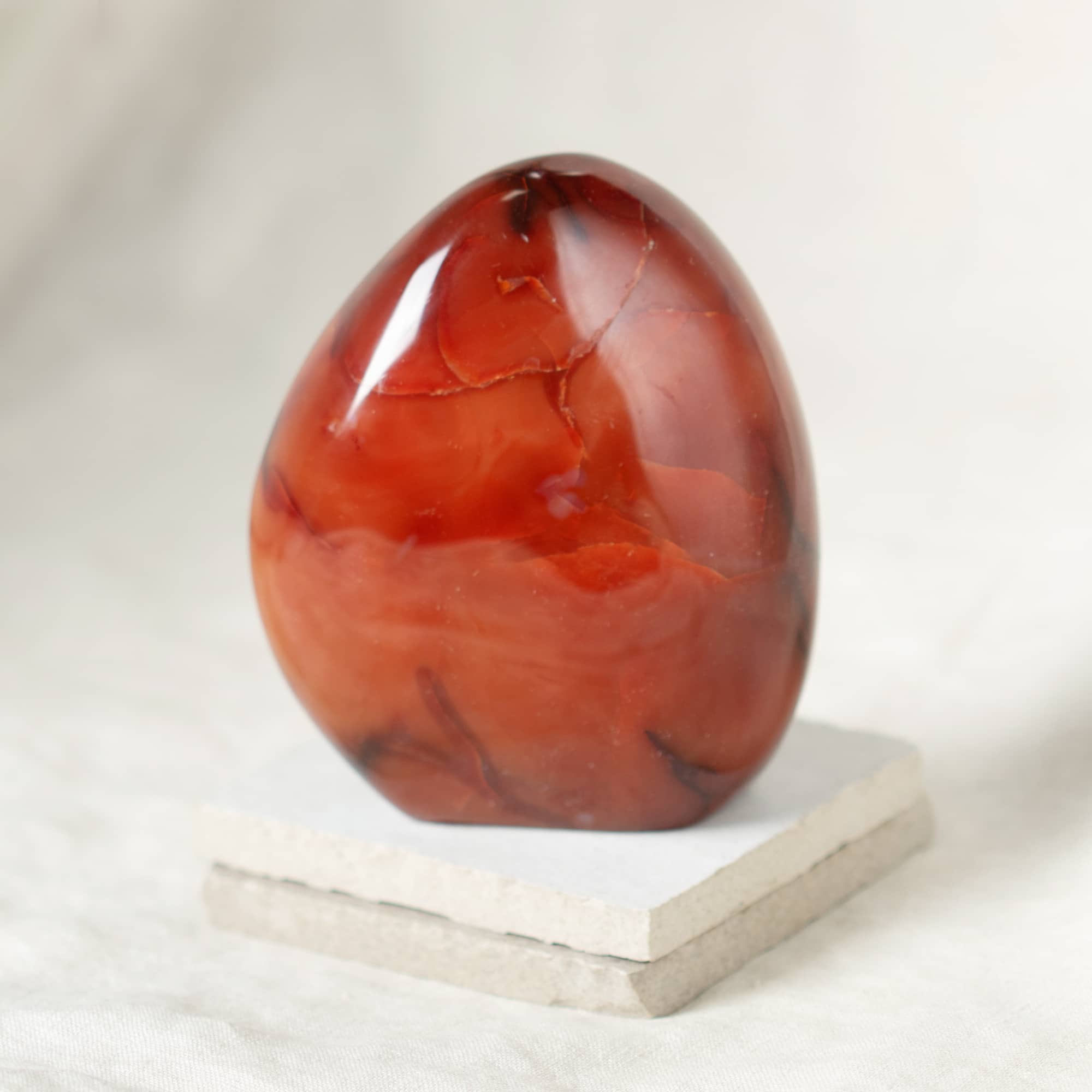 Carnelian Freeform Crystals - 1 of a Kind