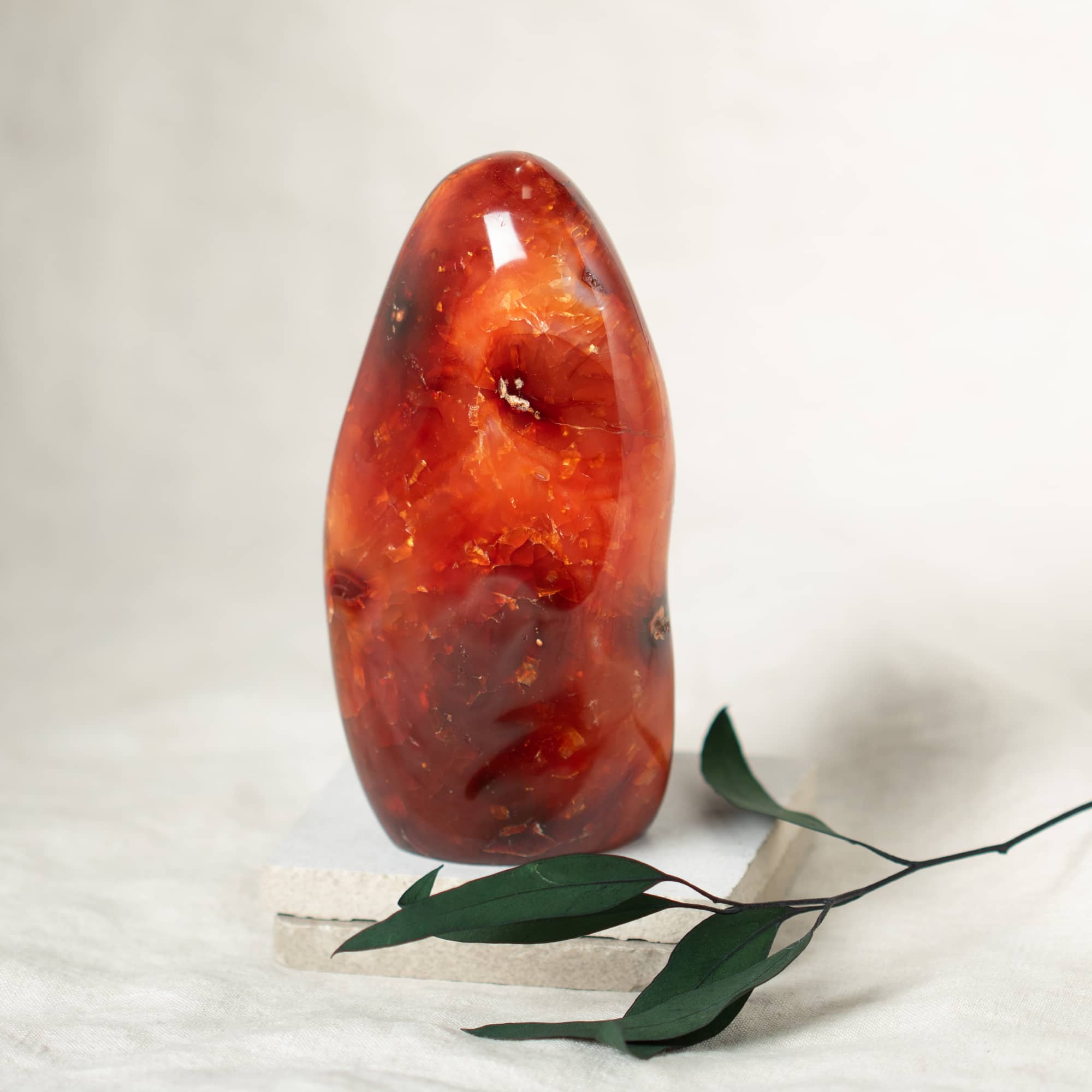 Carnelian Freeform Crystals - 1 of a Kind