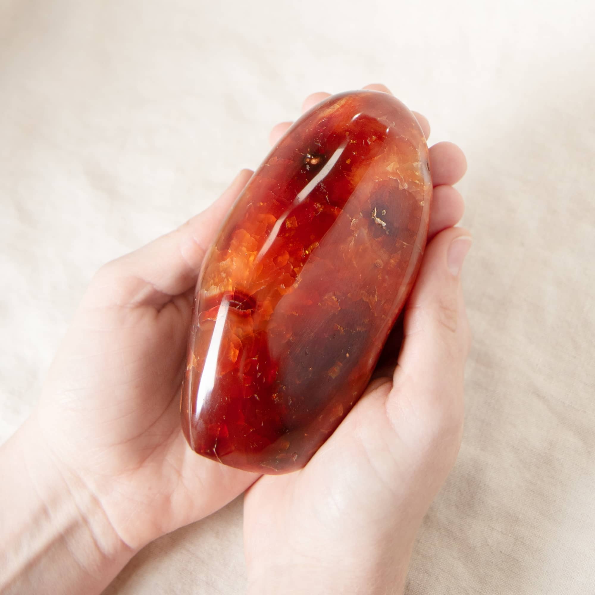 Carnelian Freeform Crystals - 1 of a Kind