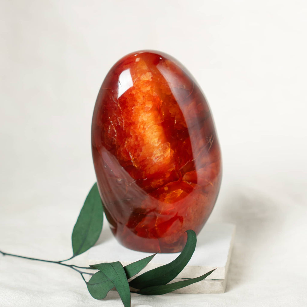 Carnelian Freeform Crystals - 1 of a Kind