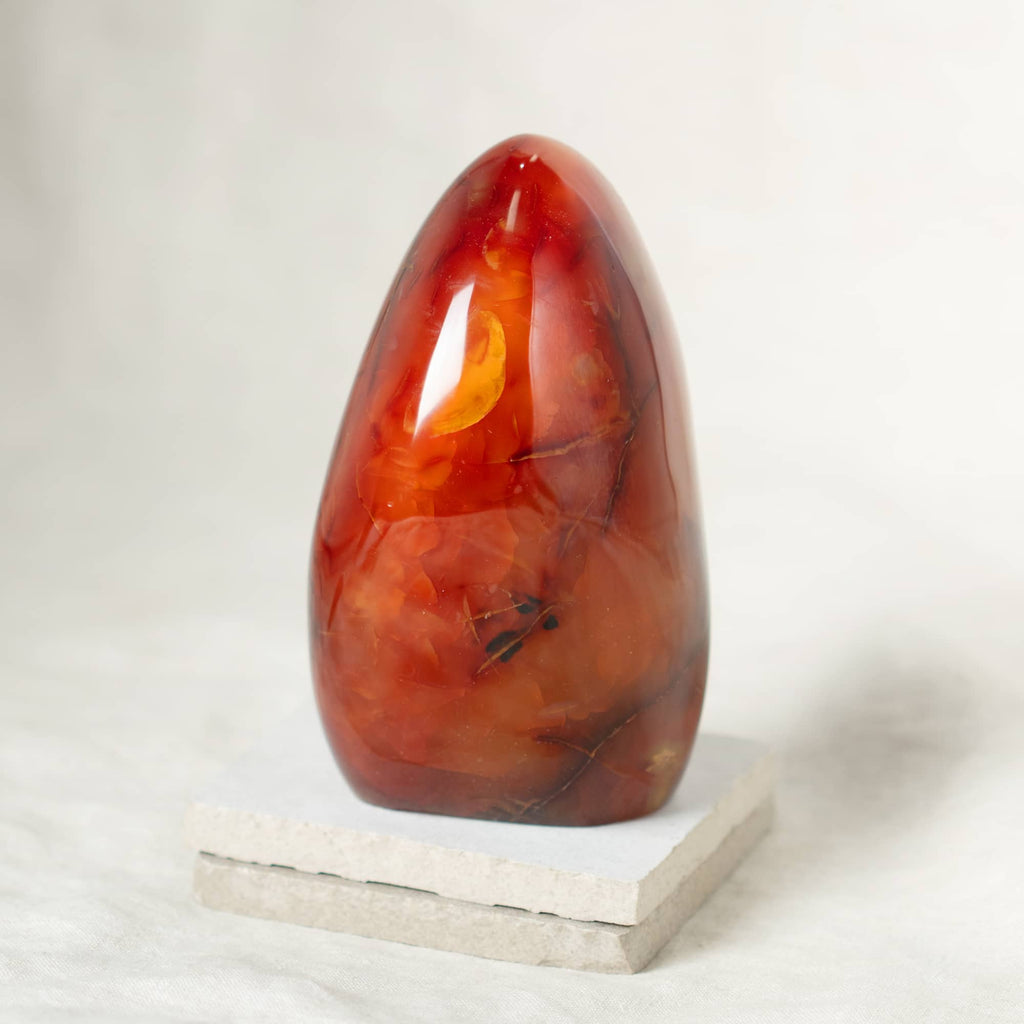 Carnelian Freeform Crystals - 1 of a Kind