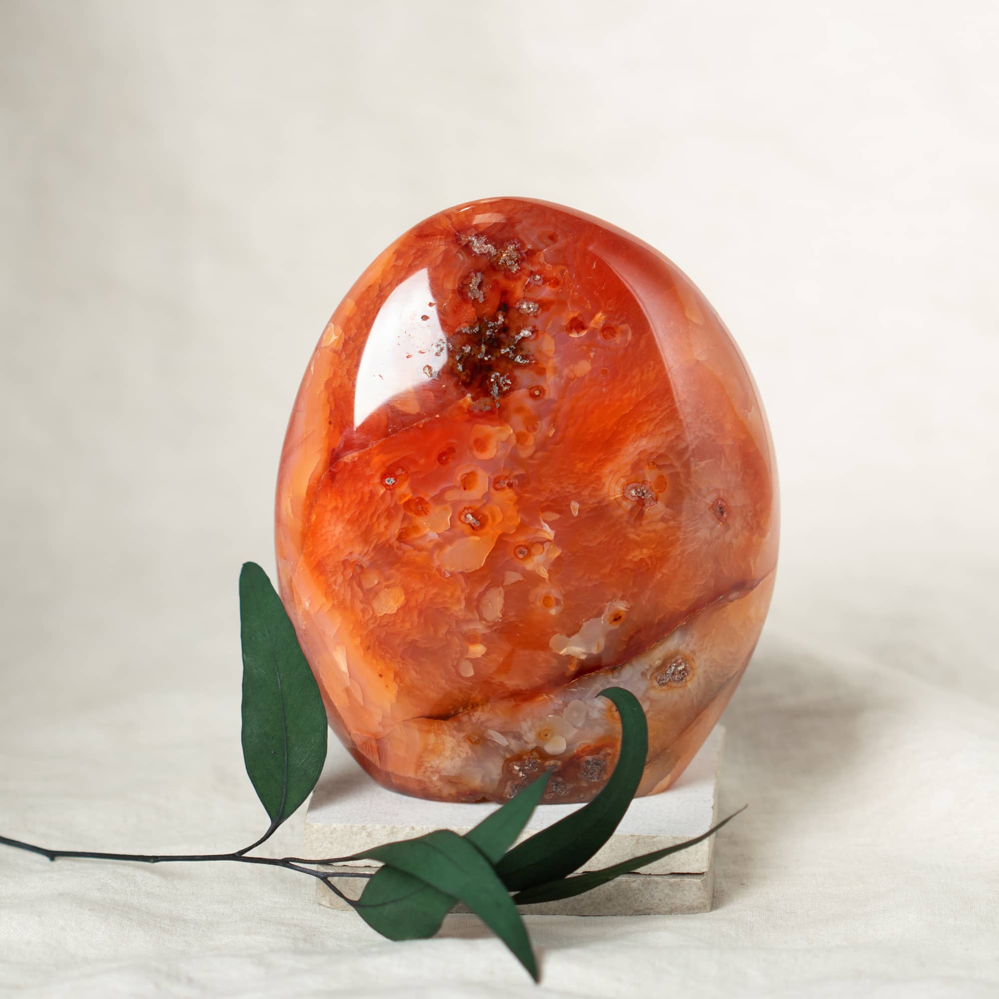 Carnelian Freeform Crystals - 1 of a Kind