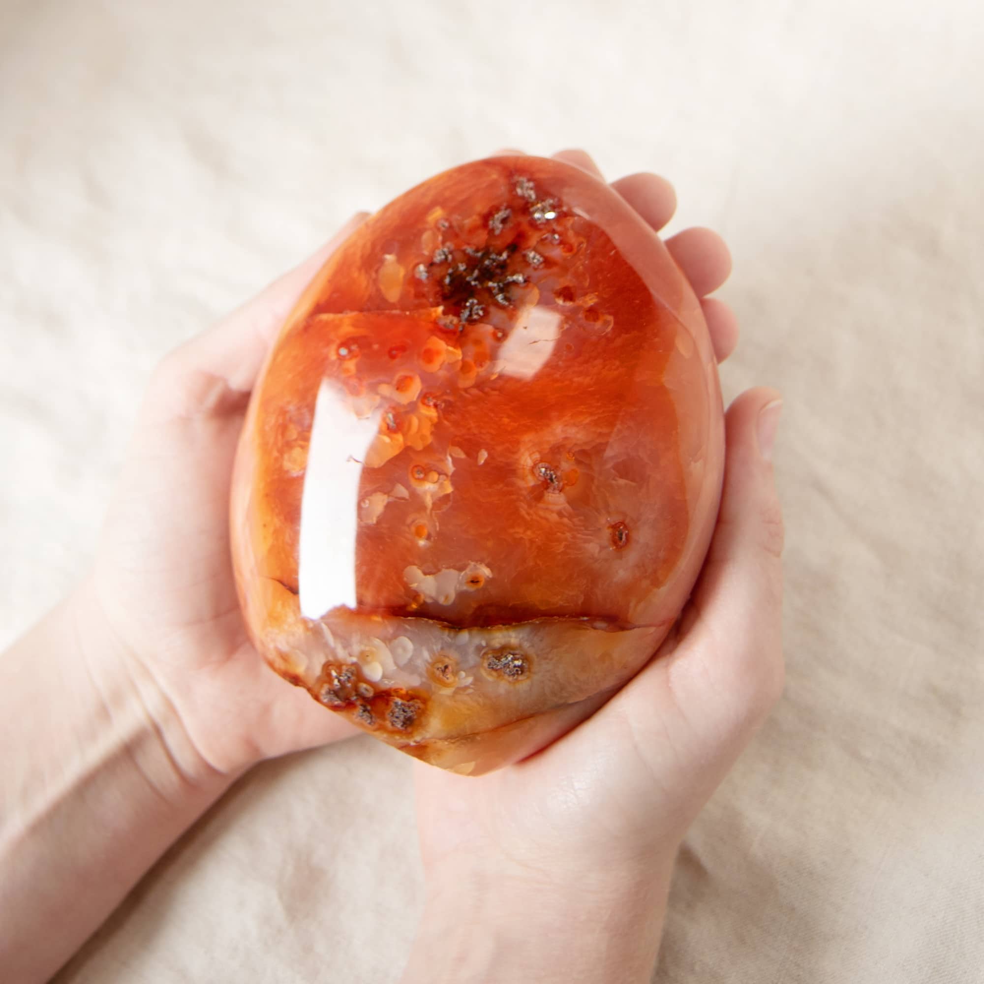 Carnelian Freeform Crystals - 1 of a Kind