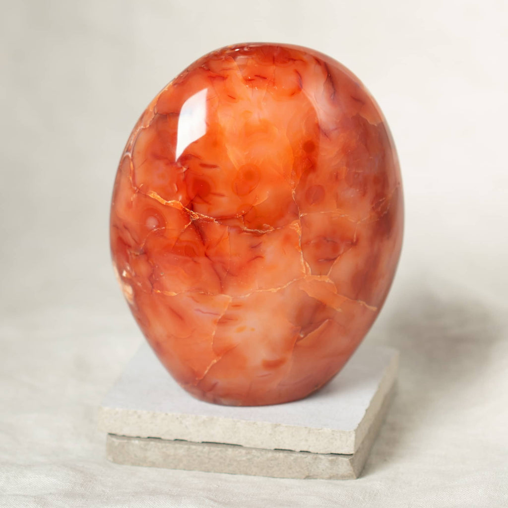 Carnelian Freeform Crystals - 1 of a Kind