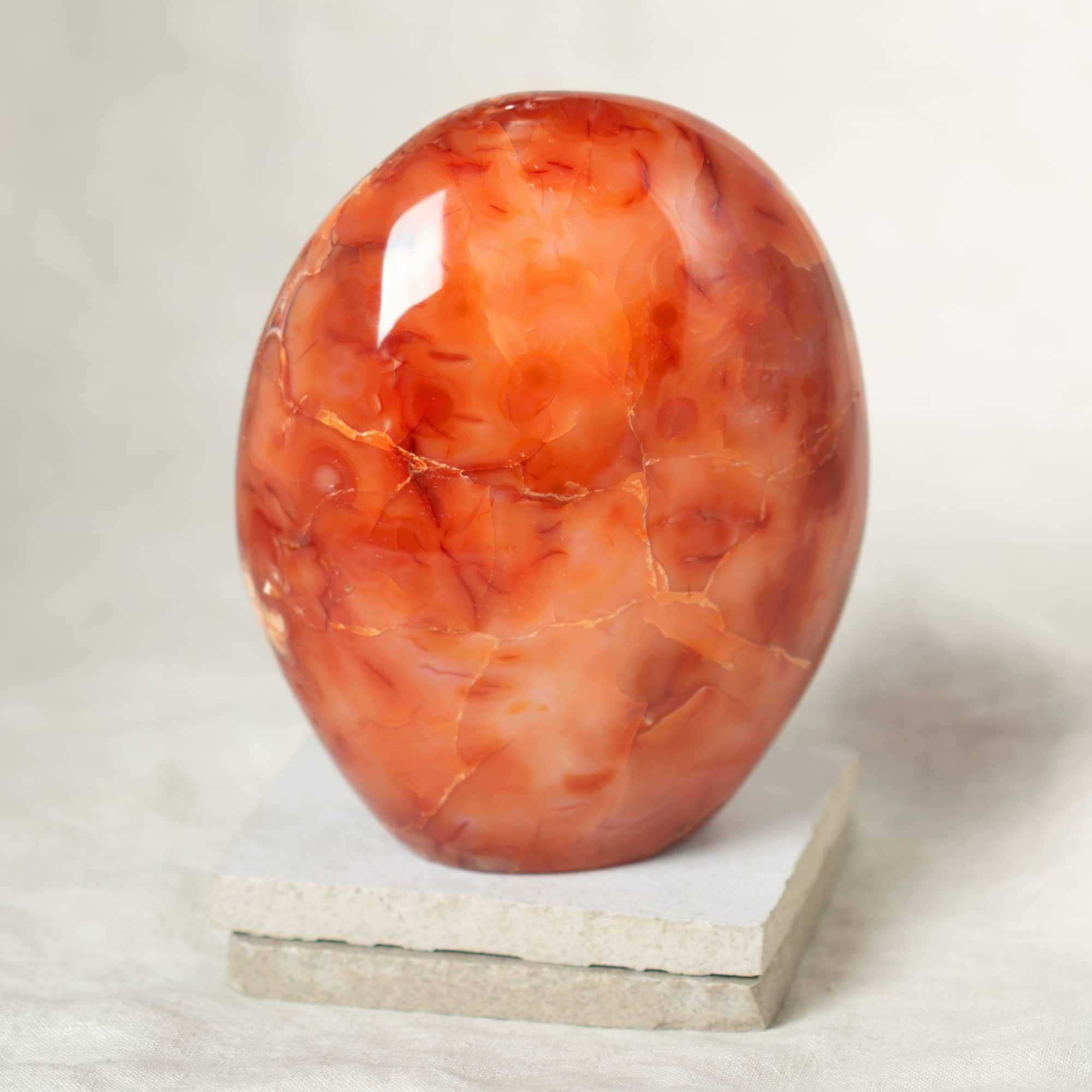 Carnelian Freeform Crystals - 1 of a Kind