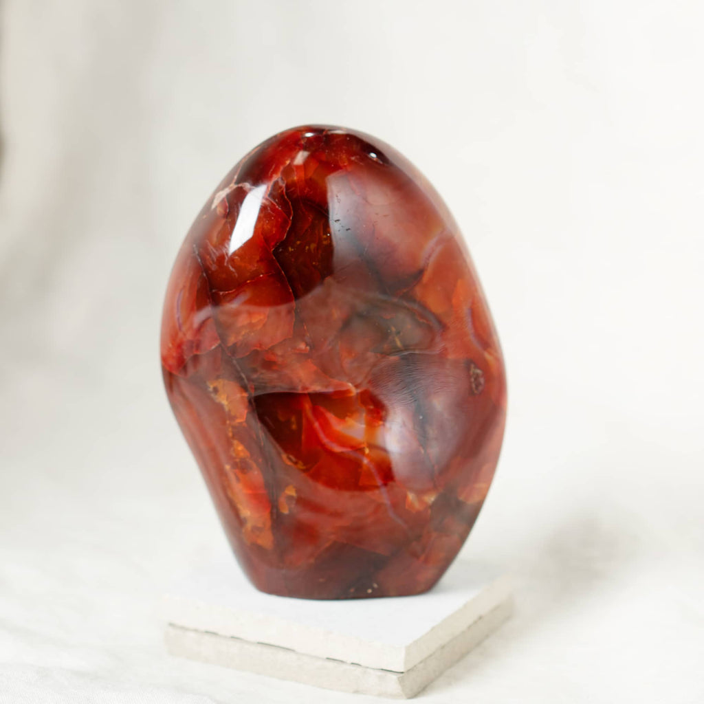 Carnelian Freeform Crystals - 1 of a Kind