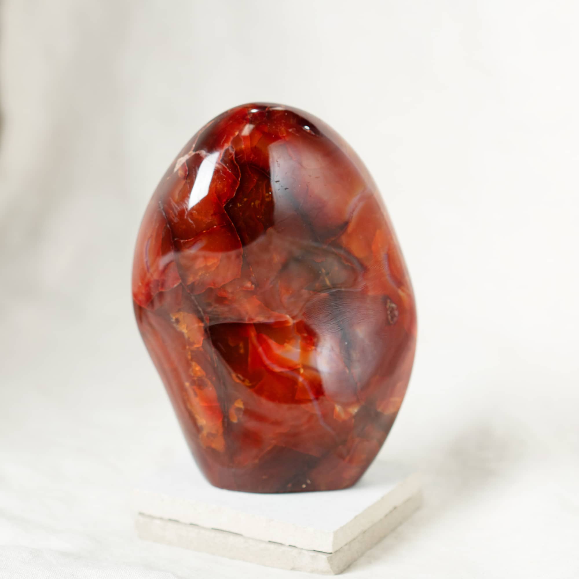 Carnelian Freeform Crystals - 1 of a Kind