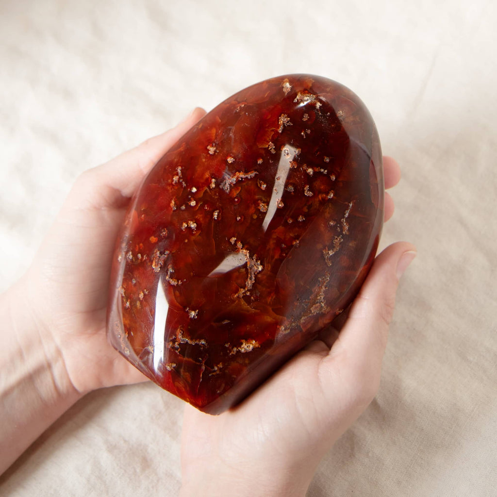 Carnelian Freeform Crystals - 1 of a Kind