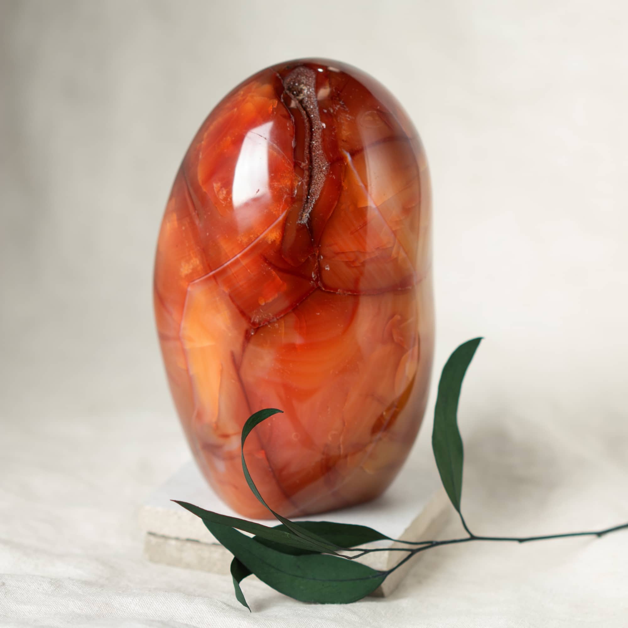 Carnelian Freeform Crystals - 1 of a Kind