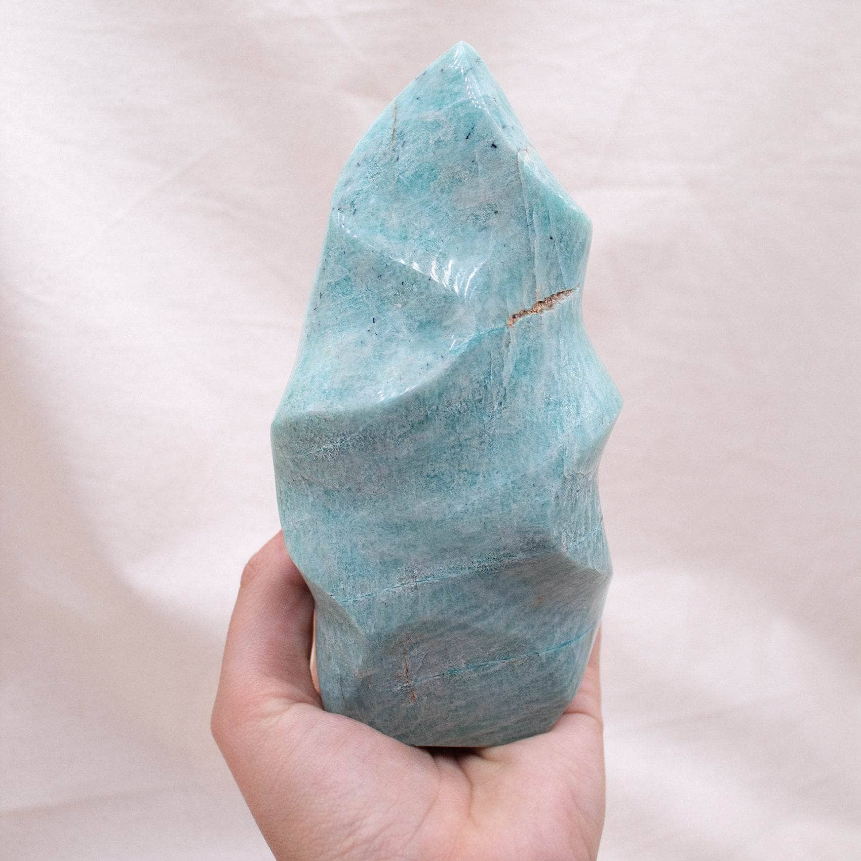 Amazonite Crystal Flame