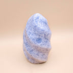Blue Calcite Crystals Flame