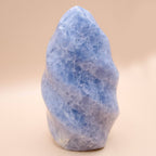 Blue Calcite Crystals Flame