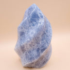 Blue Calcite Crystals Flame