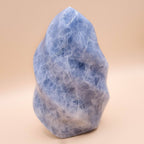 Blue Calcite Crystals Flame