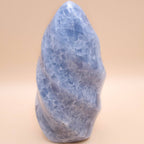 Blue Calcite Crystals Flame