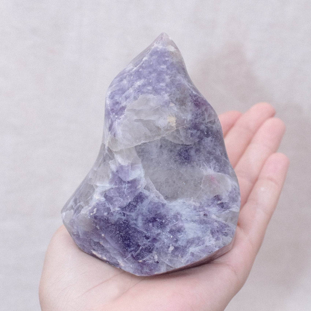 Lepidolite Flame Freeform