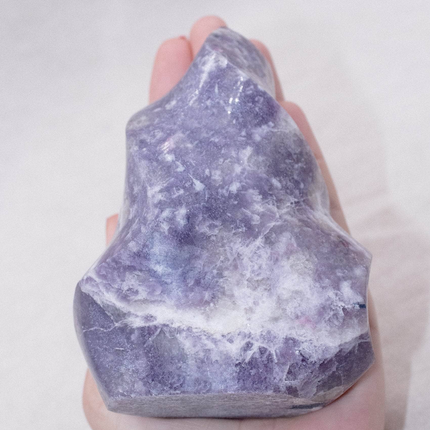 Lepidolite Flame Freeform
