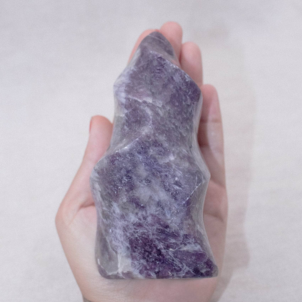 Lepidolite Flame Freeform