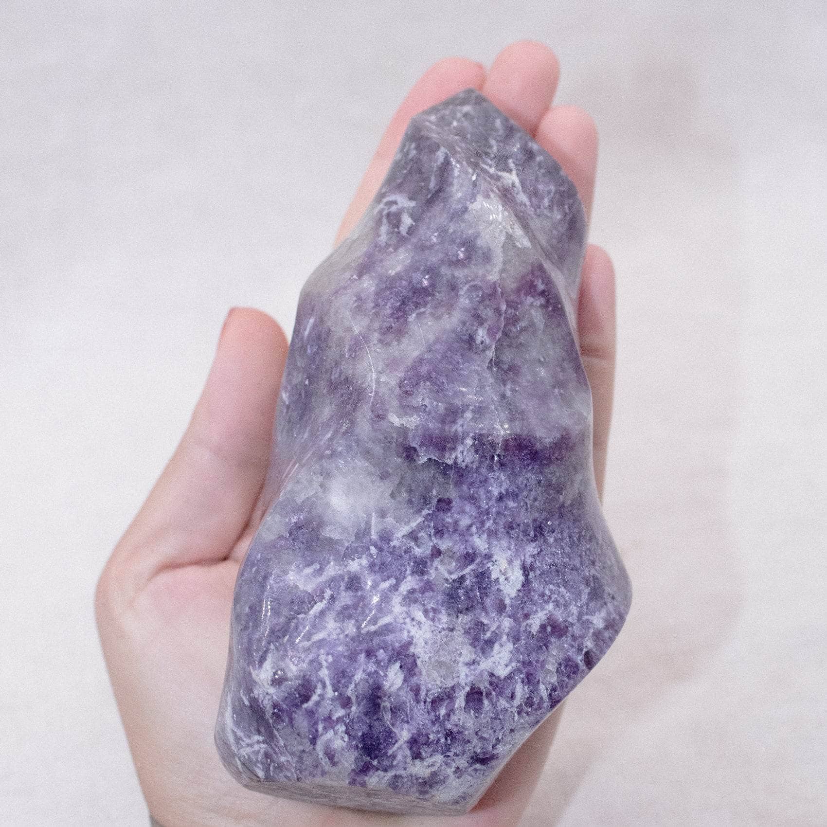 Lepidolite Flame Freeform