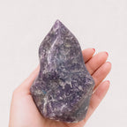 Lepidolite Flame Freeform