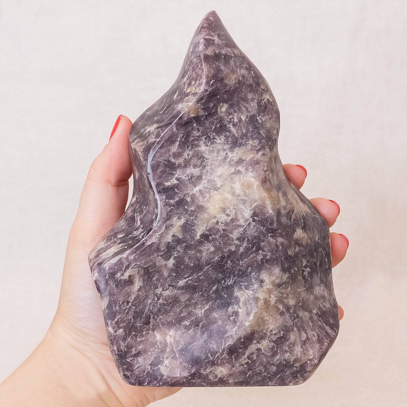 Lepidolite Flame Freeform
