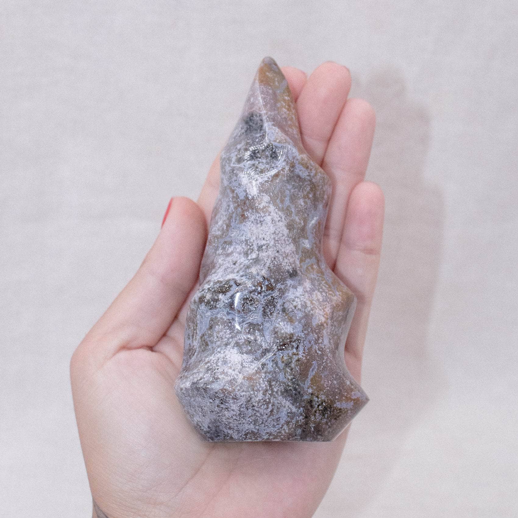 Ocean Jasper Flame- AAA Premium Quality