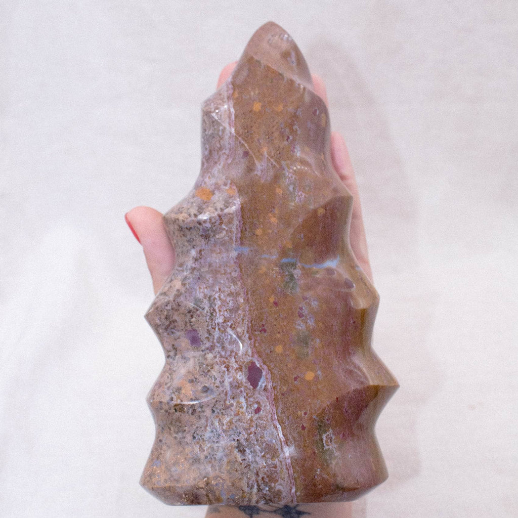 Ocean Jasper Flame- AAA Premium Quality