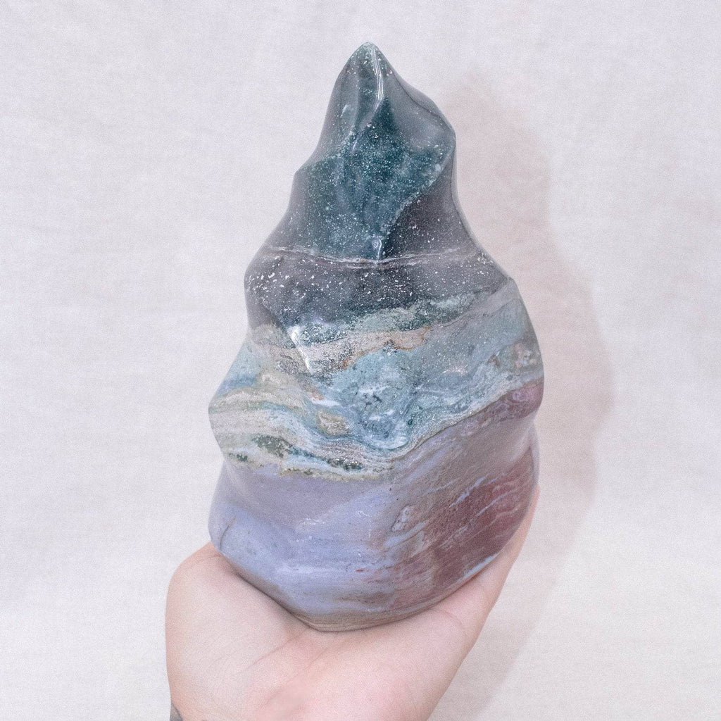 Ocean Jasper Flame- AAA Premium Quality