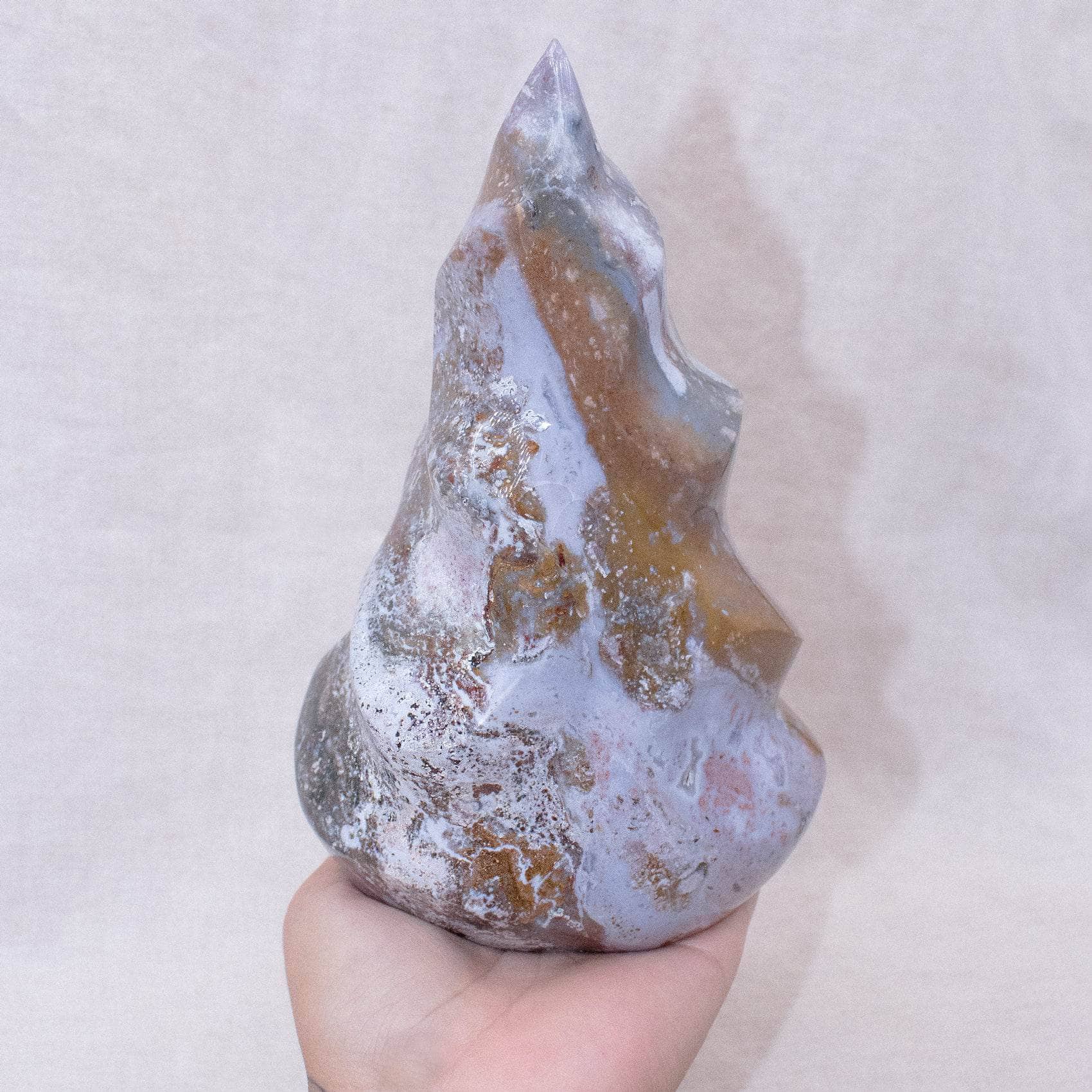 Ocean Jasper Flame- AAA Premium Quality
