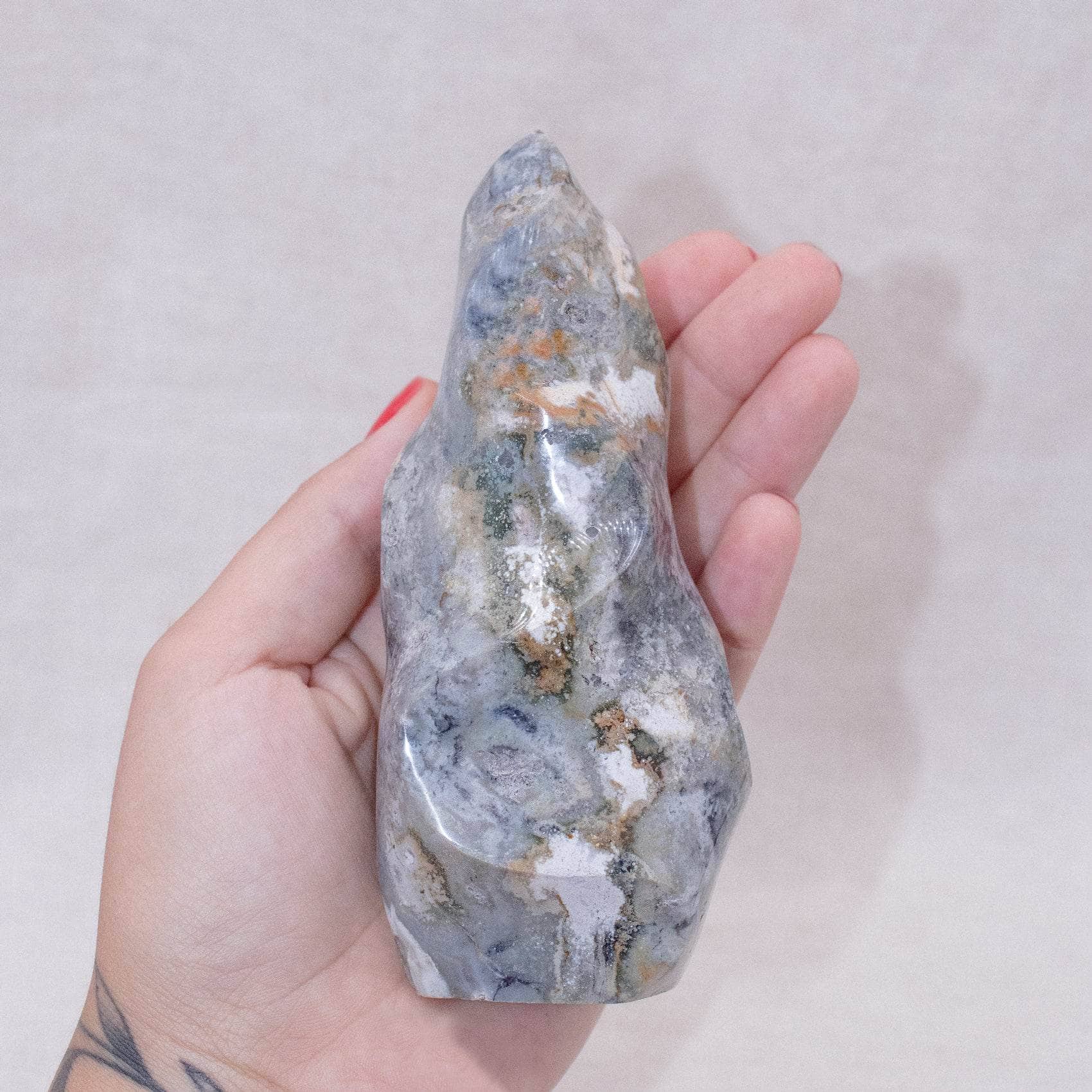 Ocean Jasper Flame- AAA Premium Quality
