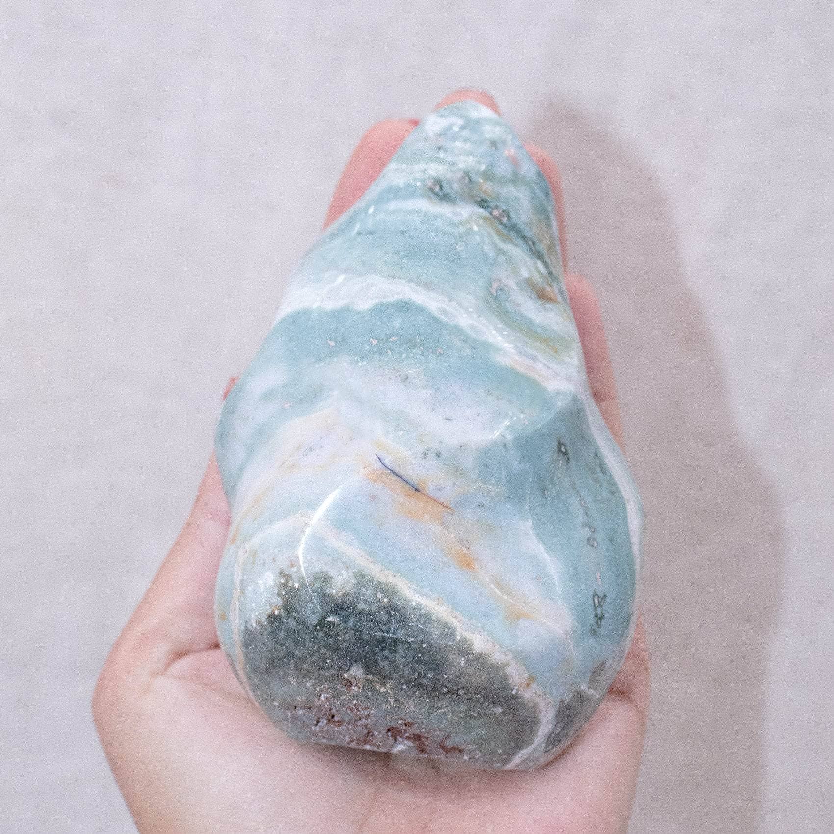 Ocean Jasper Flame- AAA Premium Quality