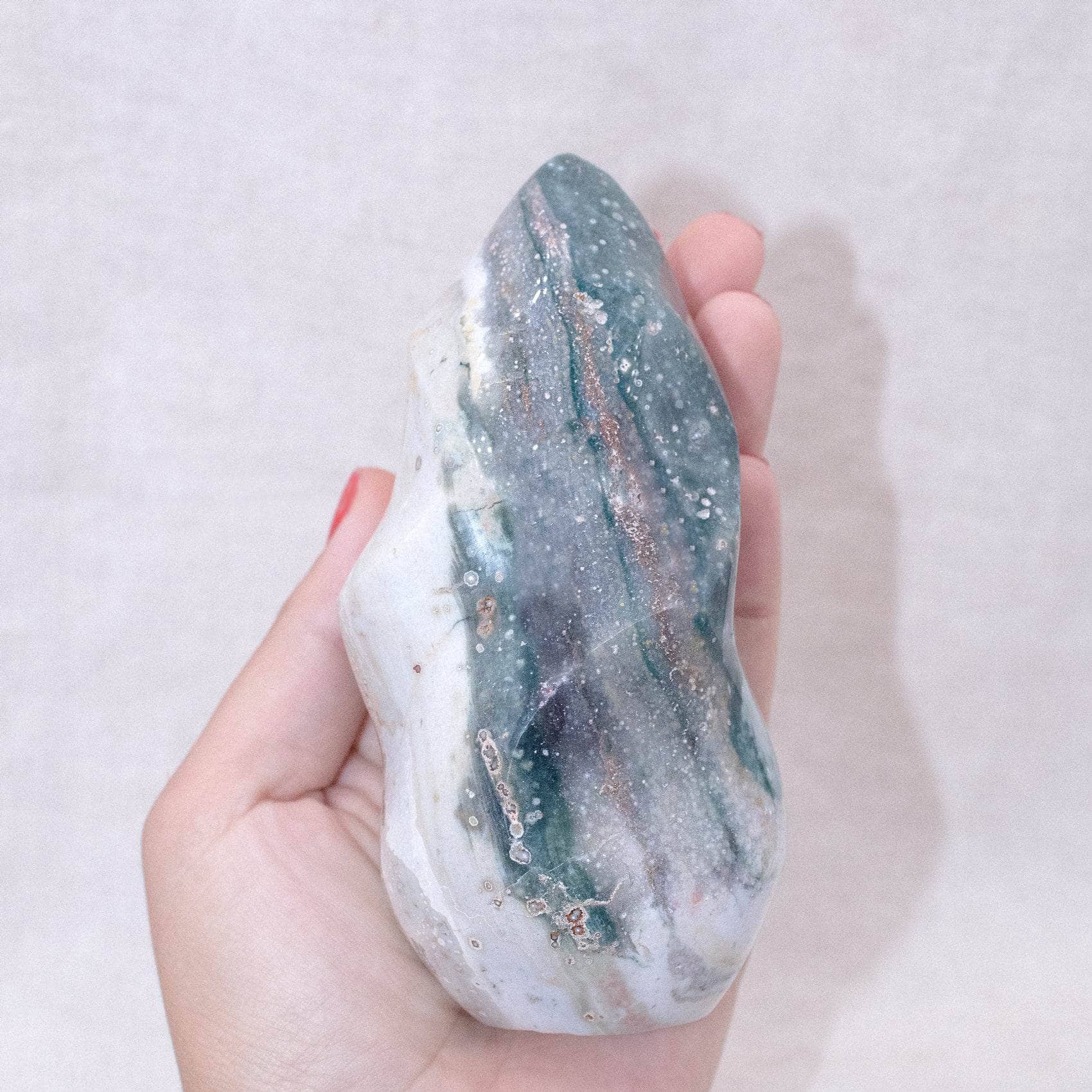 Ocean Jasper Flame- AAA Premium Quality