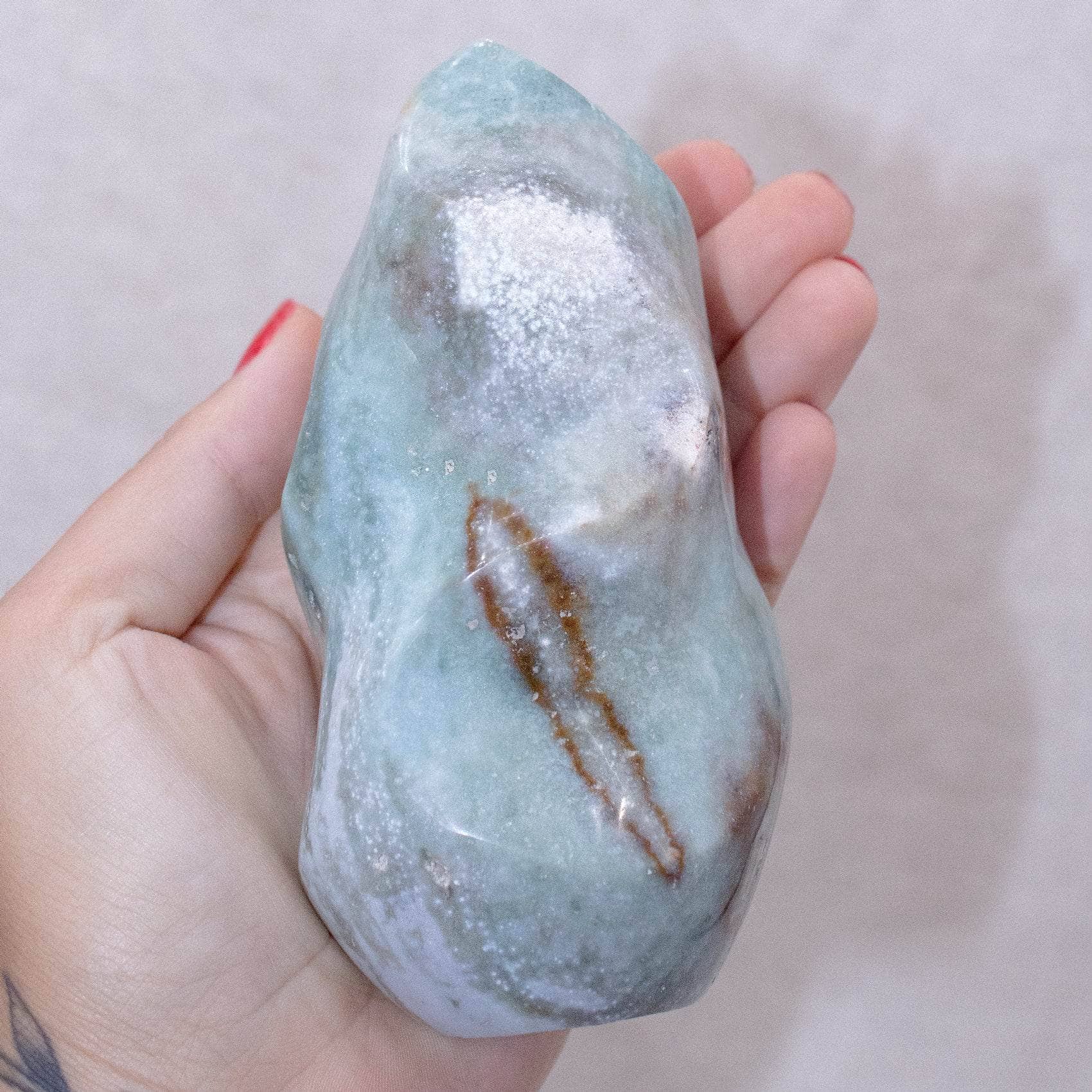 Ocean Jasper Flame- AAA Premium Quality