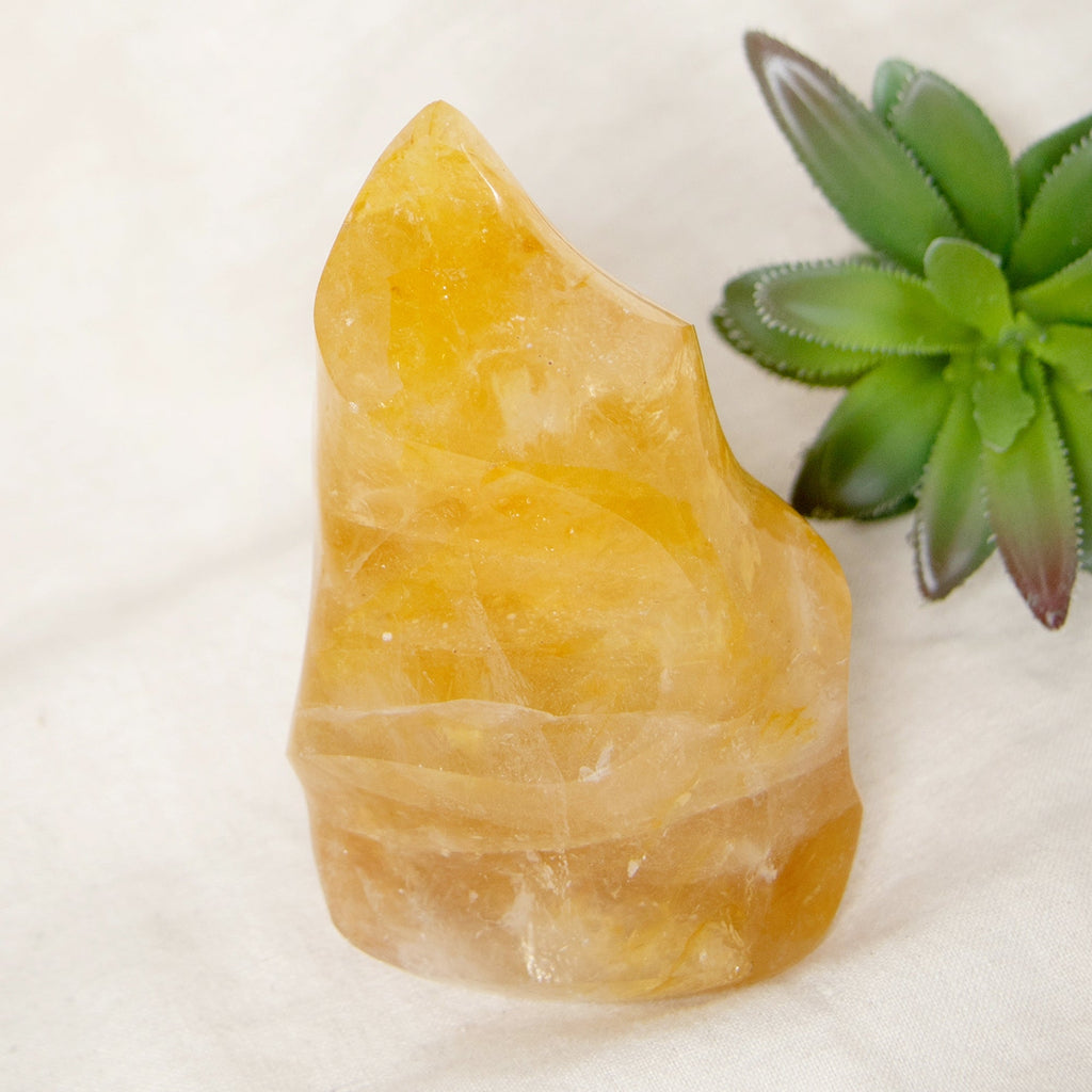 Golden Healer Quartz Flame - 1 of a Kind