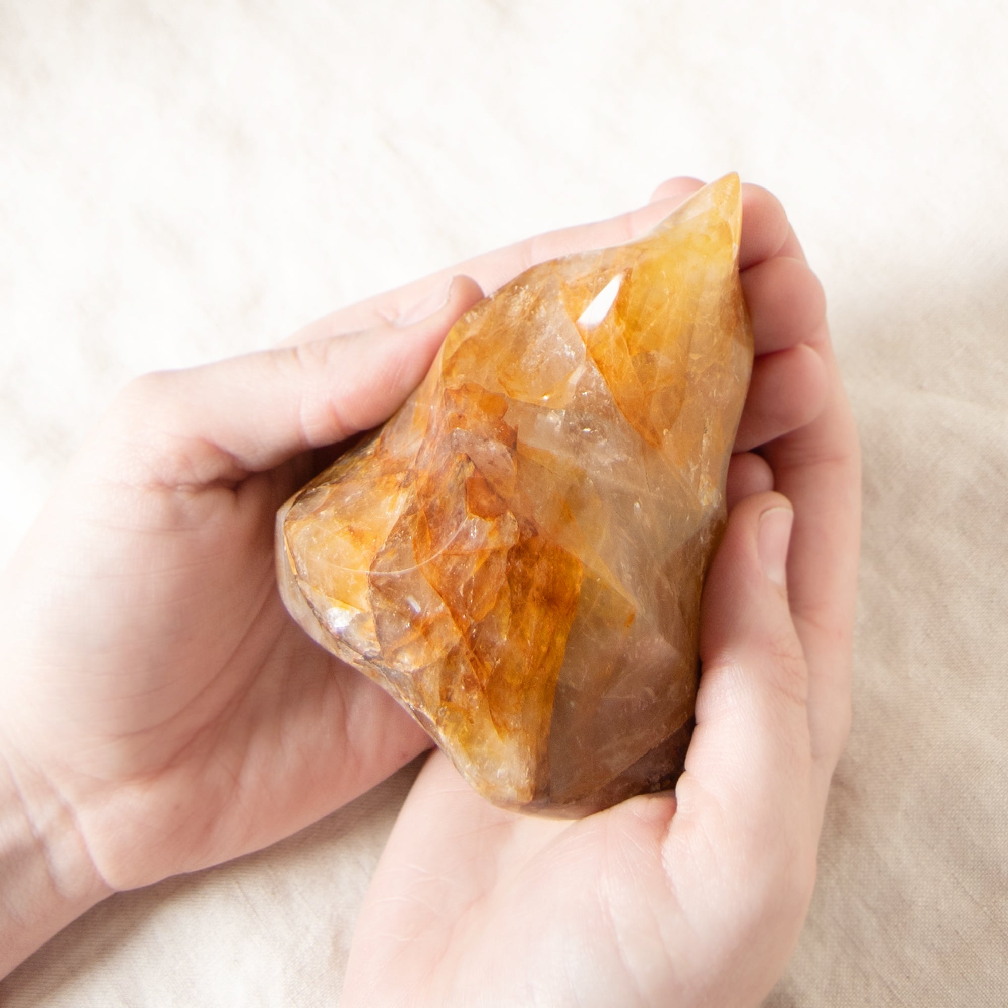 Golden Healer Quartz Flame - 1 of a Kind