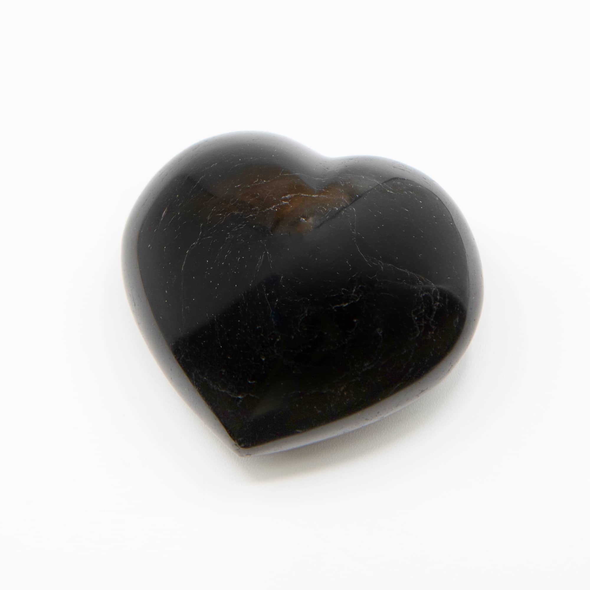 Black Tourmaline Heart - 1 of a Kind - AAA Premium Quality