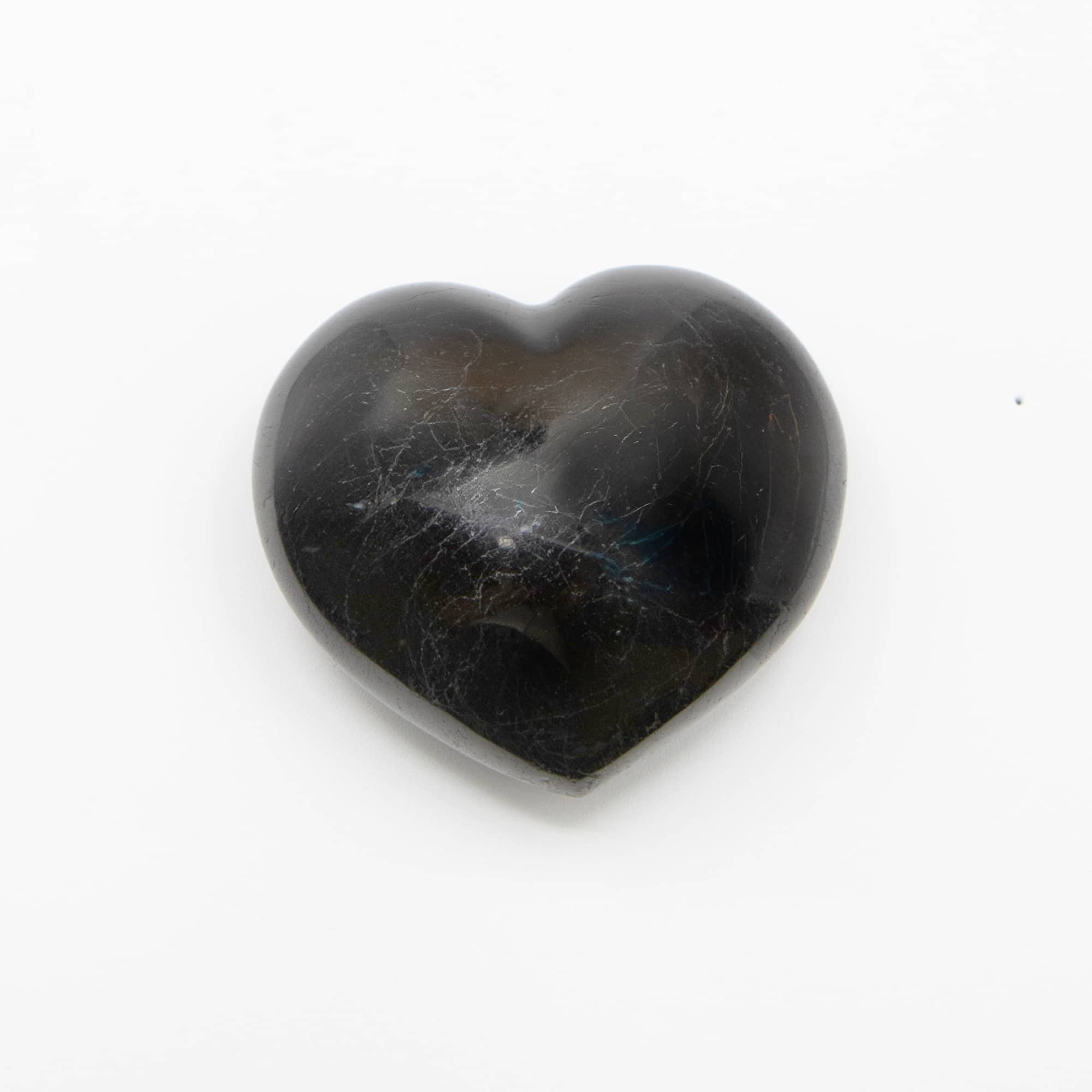 Black Tourmaline Heart - 1 of a Kind - AAA Premium Quality