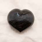 Black Tourmaline Heart - 1 of a Kind - AAA Premium Quality