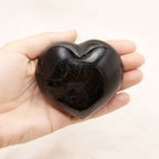 Black Tourmaline Heart - 1 of a Kind - AAA Premium Quality