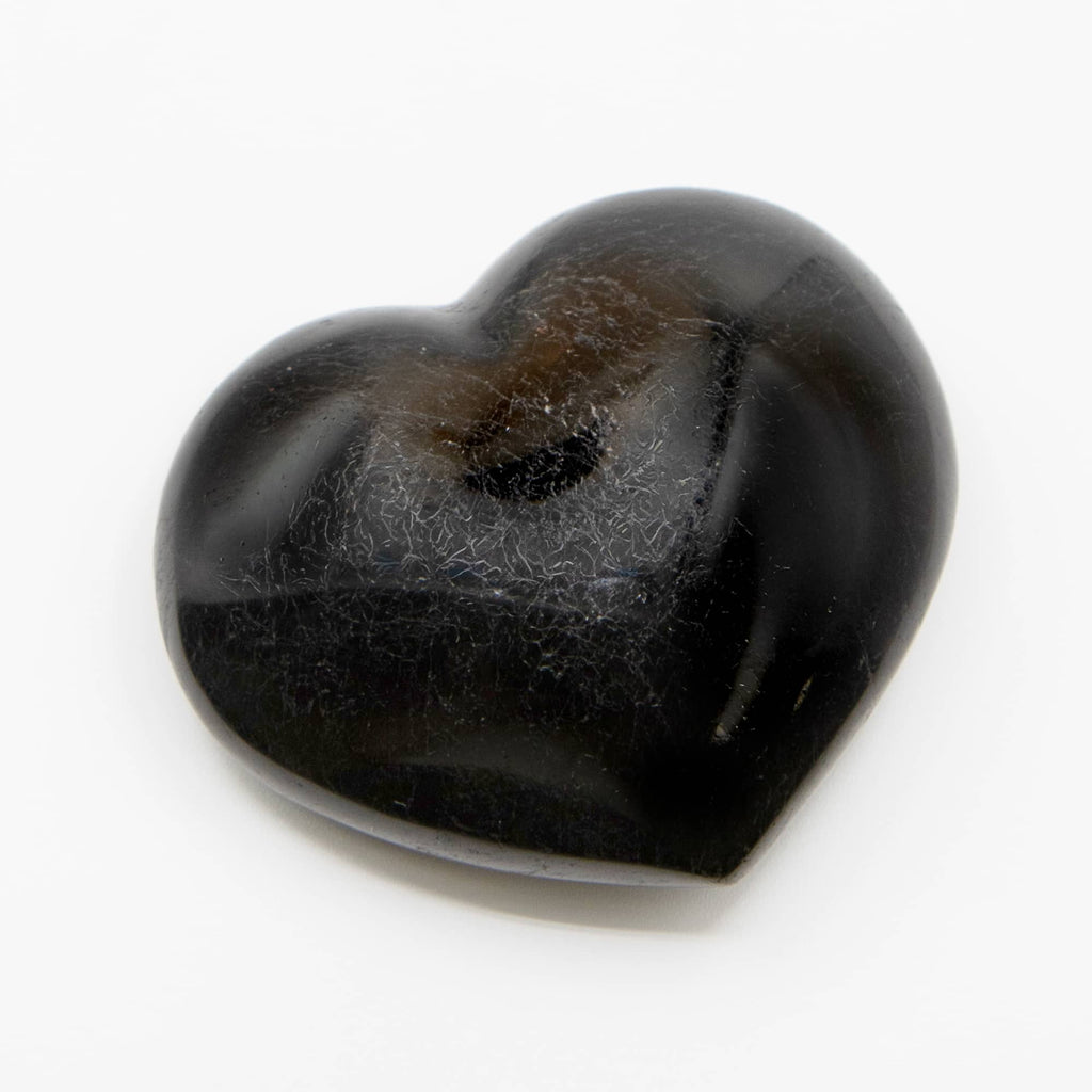 Black Tourmaline Heart - 1 of a Kind - AAA Premium Quality