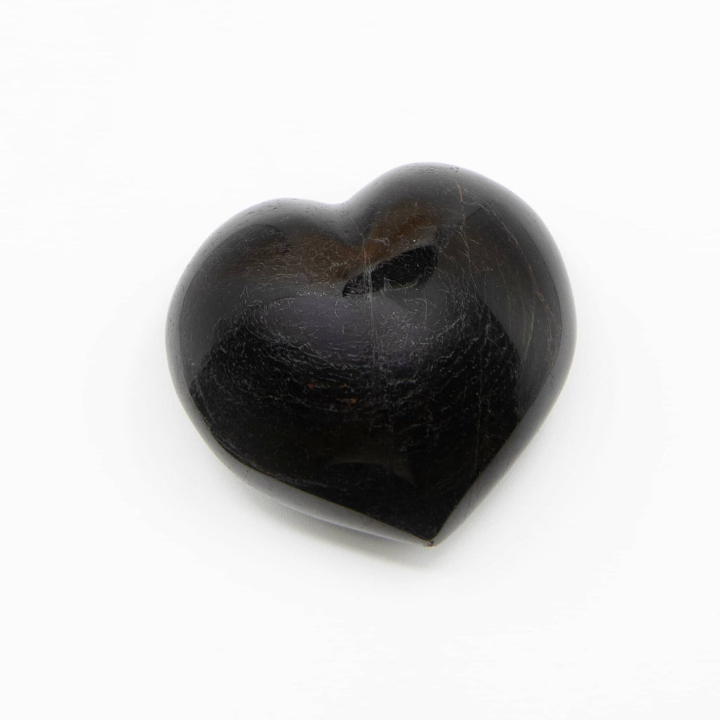 Black Tourmaline Heart - 1 of a Kind - AAA Premium Quality