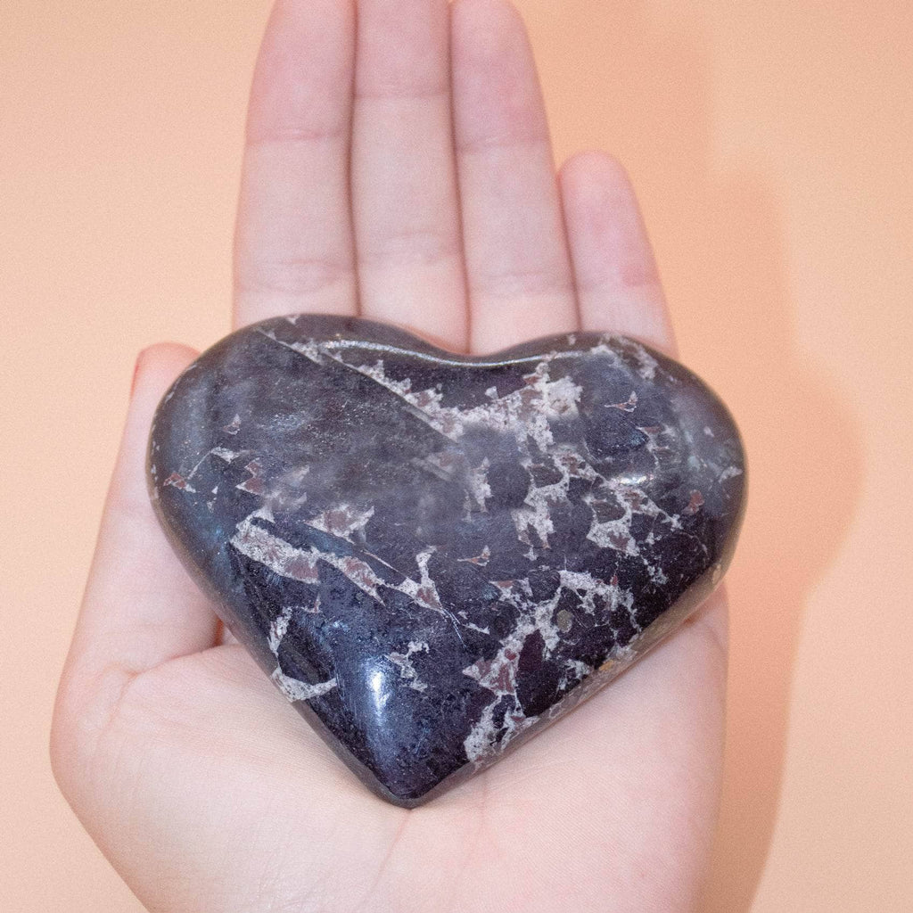 Covellite Heart