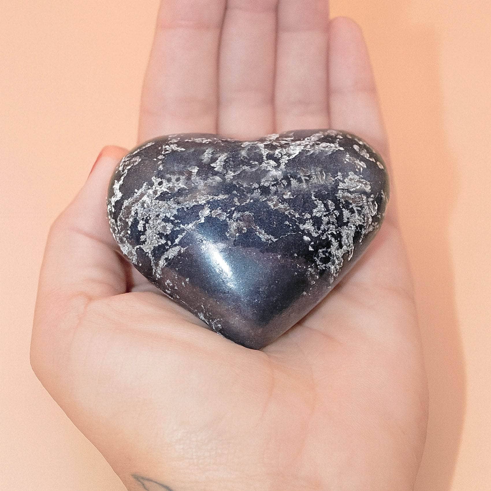 Covellite Heart