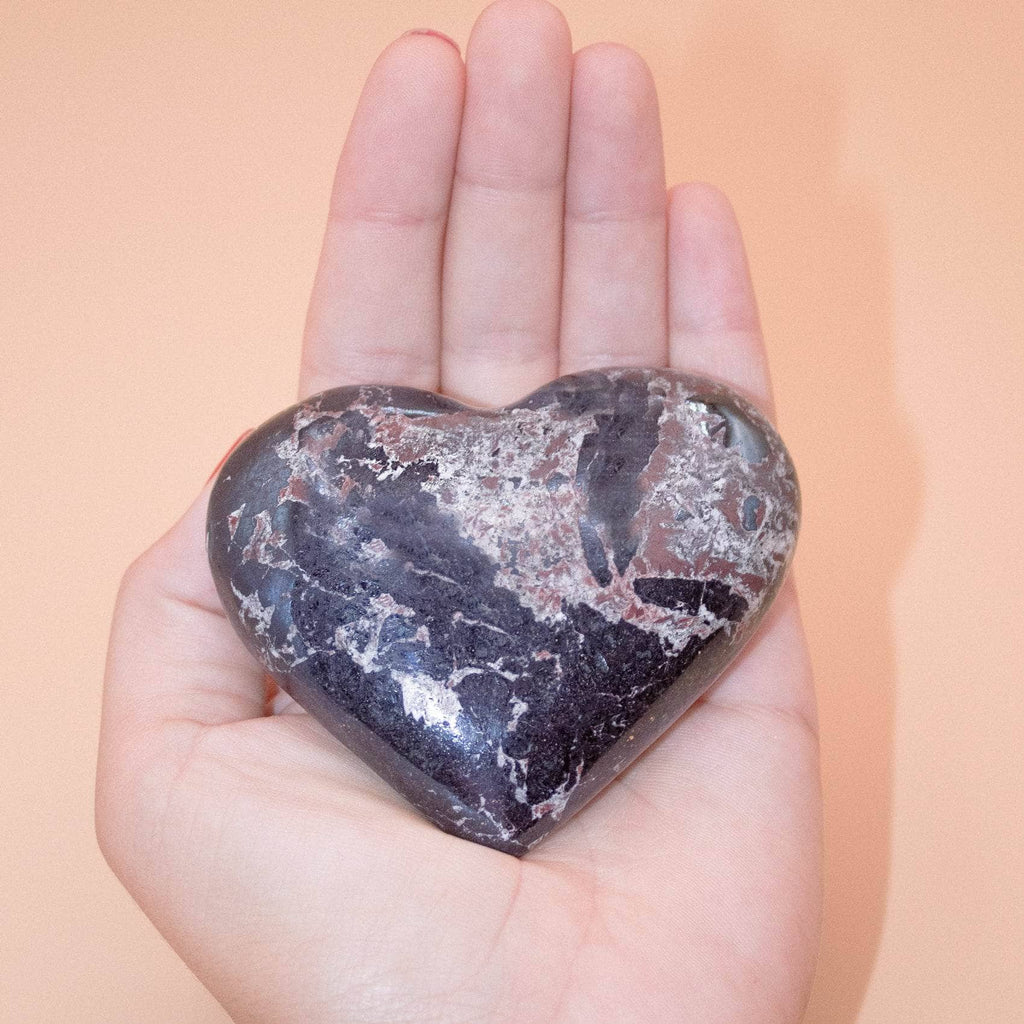 Covellite Heart
