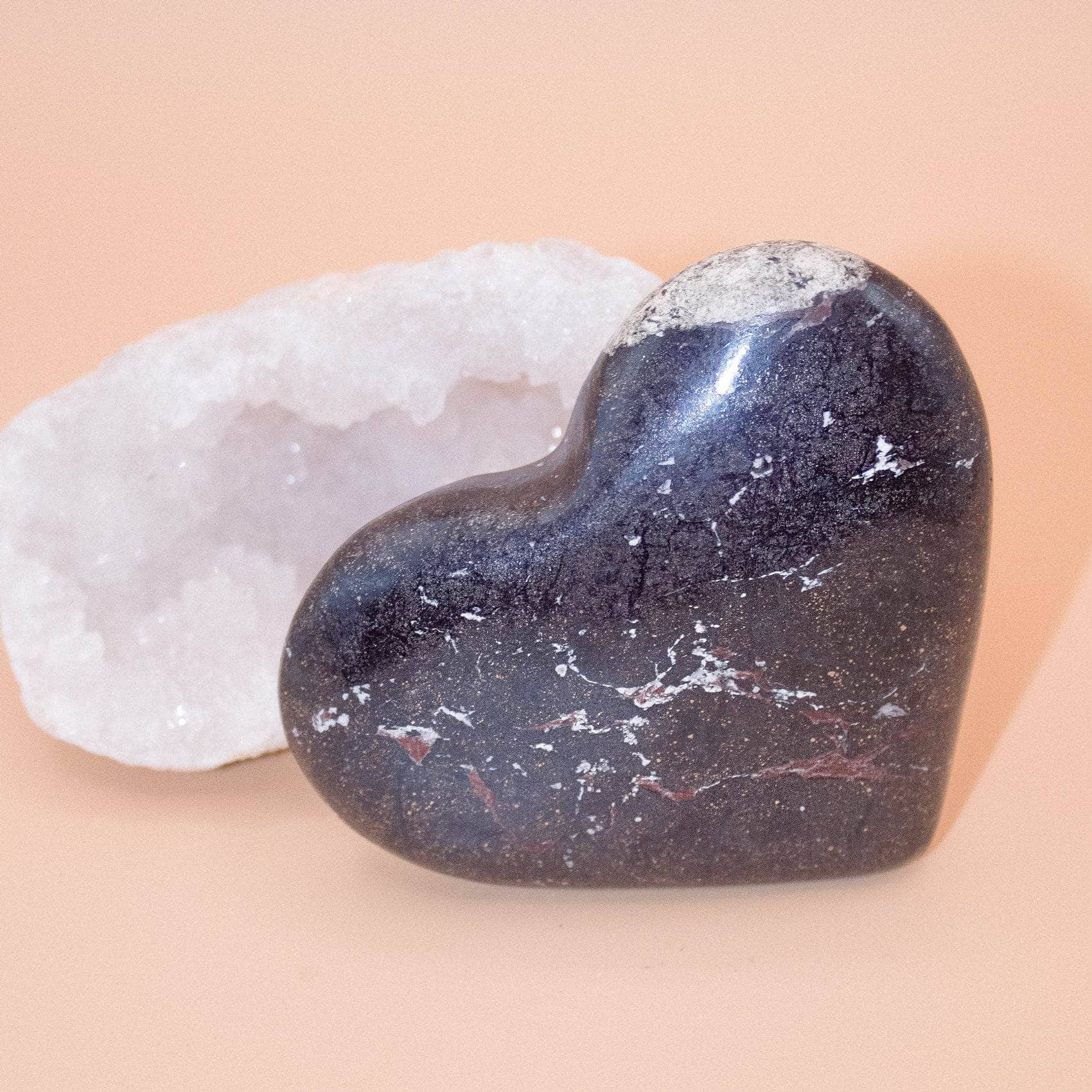 Covellite Heart