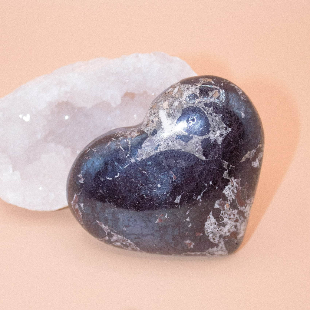 Covellite Heart